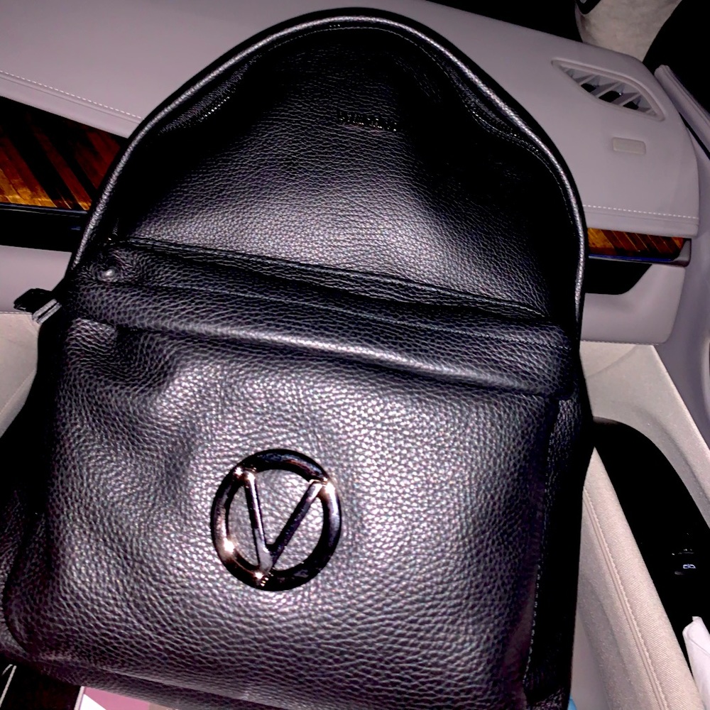 Authentic Valentino large black back pack